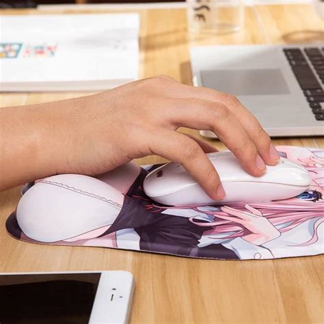 anime boob mouse pad